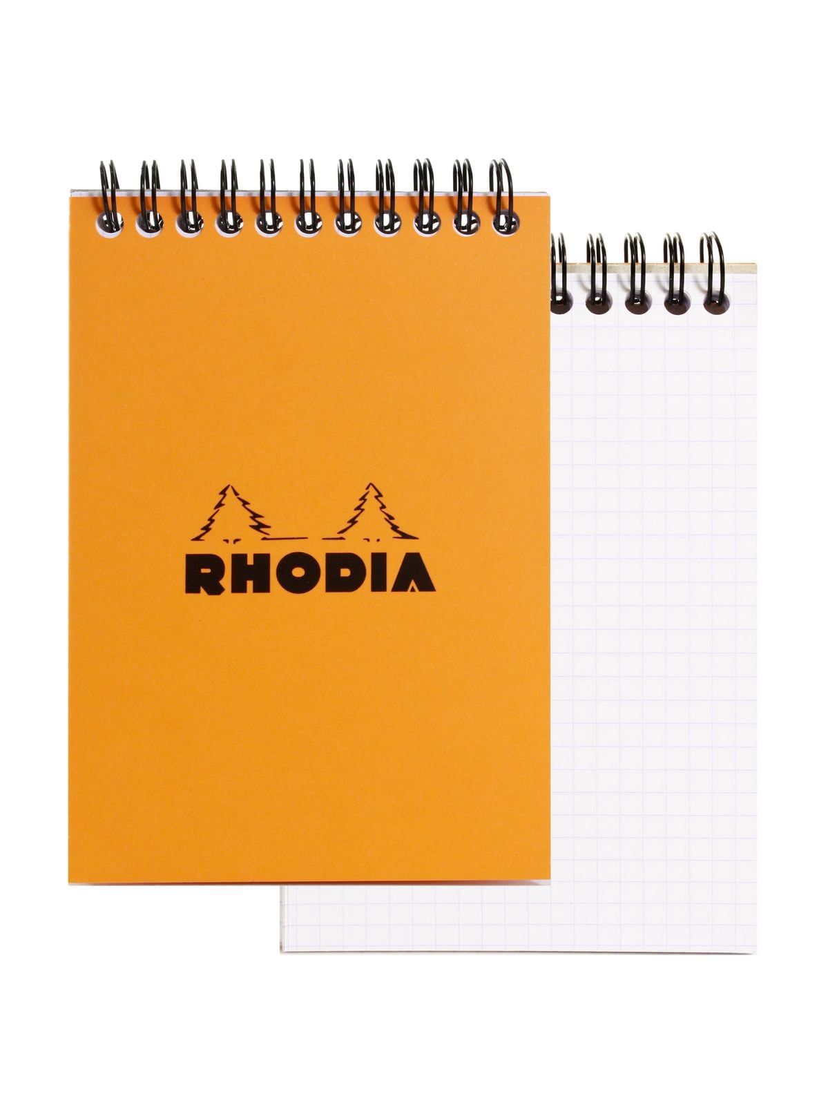 Wirebound Notebooks graph, 4 in. x 6 in., orange (pack of 5)