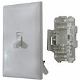 thumbnail image 1 of Wirecon Mobile Home/RV White Conventional Wall Switch With Plate, 1 of 4
