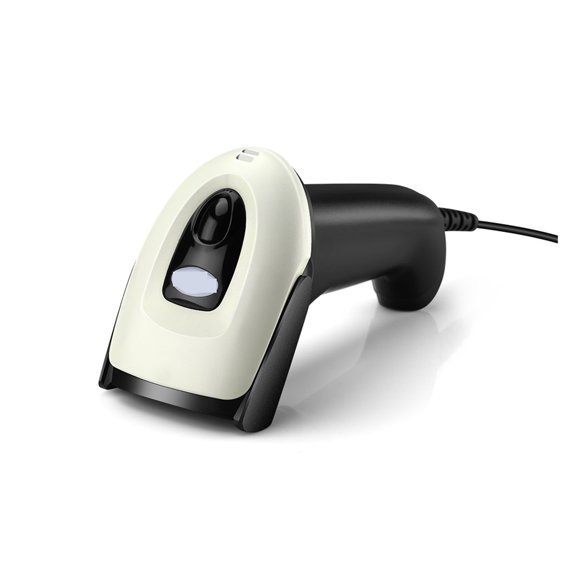 Wired 2D Barcode Scanner, Handheld USB Automatic Bar Codes Reader 1D QR CCD Data Matrix Bar Code Image Scanning ,Easy to Operate