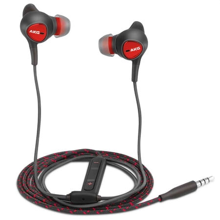 Wired 3.5MM Jack Durable Earphones Earbuds w Microphone and Volume Control, Deep Bass Clear Sound Noise Isolating in Ear Headphones, Compatible With Unnecto Drone XS Tuned By AKG