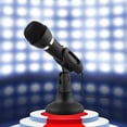 thumbnail image 1 of Wired 3.5mm Desktop Microphone for Gaming, Live Streaming & Voice Recording – Noise Reduction, Adjustable Stand & Mute Button – Compatible with PC, Laptop, Phone, 1 of 7