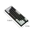 thumbnail image 1 of Wired 60 Mechanical Gaming Keyboard, RGB Backlit Compact 61 Keys Keyboard with Blue Switches for PC, 1 of 5