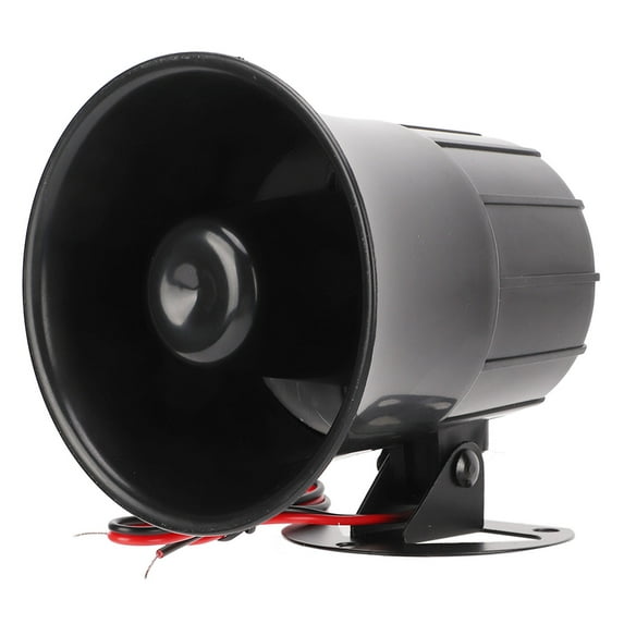 Wired Alarm Siren with Bracket 110dB 60° Adjustable Impact Resistance for Elevator Home Security