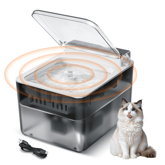 Wired Automatic Pet Fountain Dog Water Dispenser Automatic Sensing Function