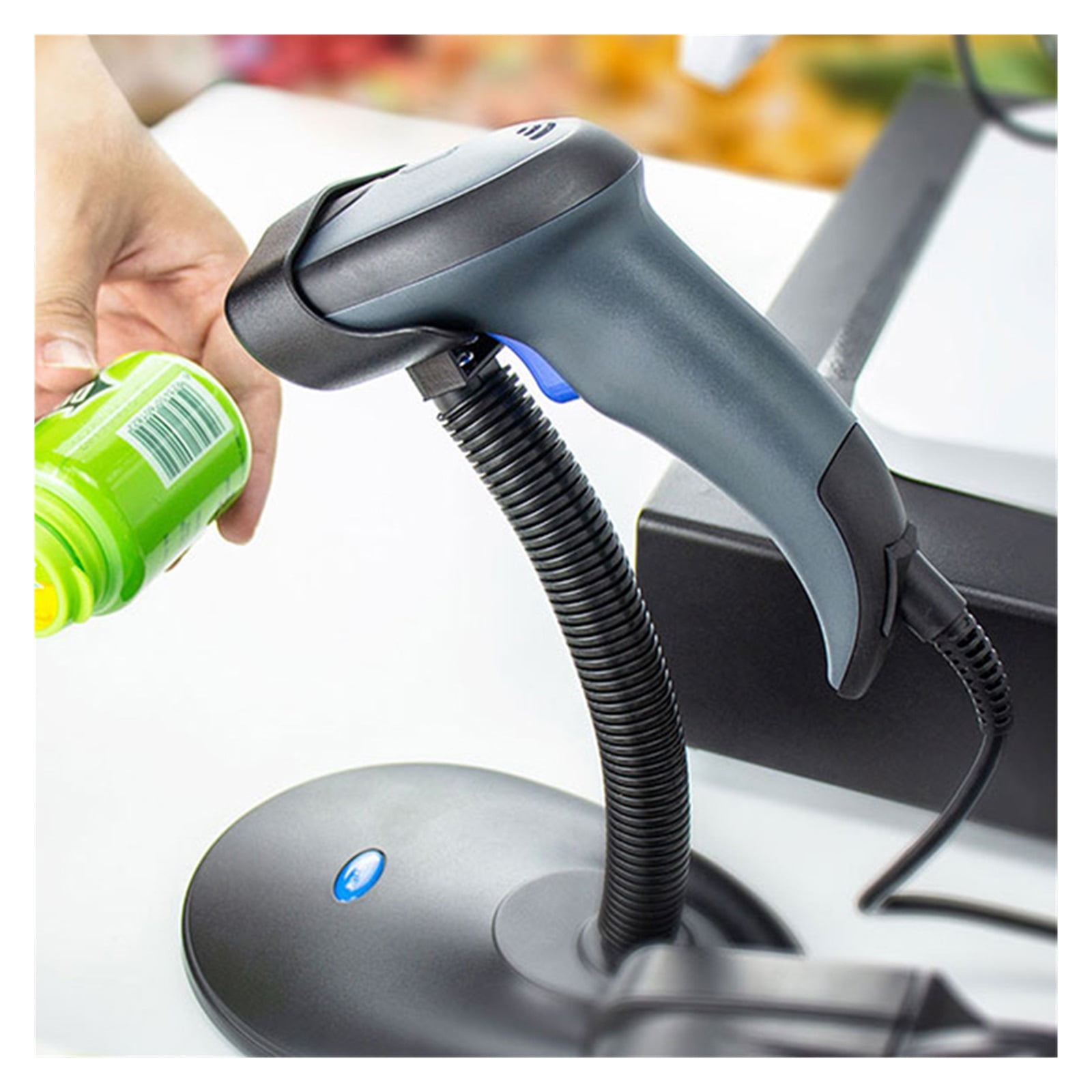 Wired Barcode Scanner 2D 1D Codes Bar Code Reader For Mobile Payment ...