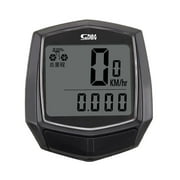 Wired Bicycle Computer Speedometer Odometer - Waterproof LCD Display for Cycling Speed, Mileage, Time & More