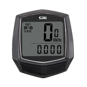 Wired Bicycle Computer Speedometer Odometer - Waterproof LCD Display for Cycling Speed, Mileage, Time & More