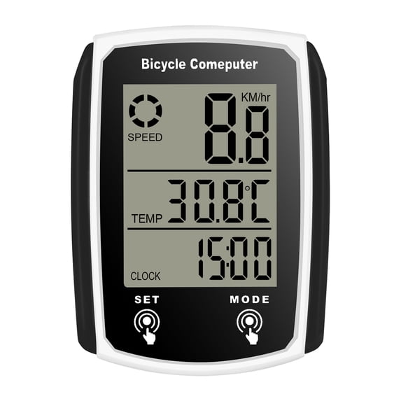 Wired Bike Computer 19 Functions Touch Bike Speedometer Odometer Waterproof Computer With Backlight