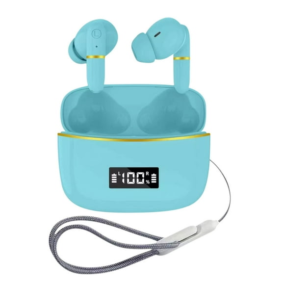 Wired Bluetooth Earphones, Digital Display, Battery Life, Bluetooth 5.3 in Ear Bluetooth Earphones, Bluetooth Headset