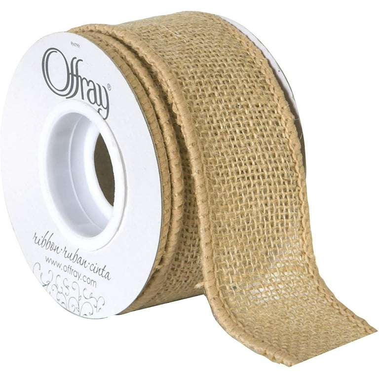 Morex Burlap Ribbon Wire Edge - Karaboo Ribbons