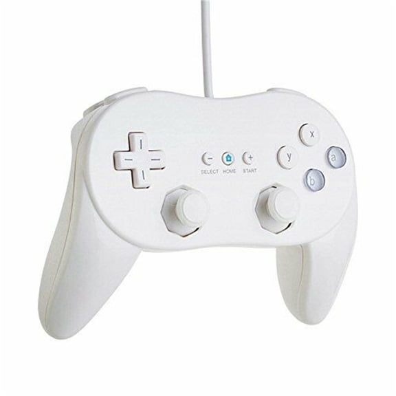 Wired Classic Controller Joypad Gamepad For Wii Second-Generation Classic Game Controller,Gaming Remote Pad Console Joypad Joystick