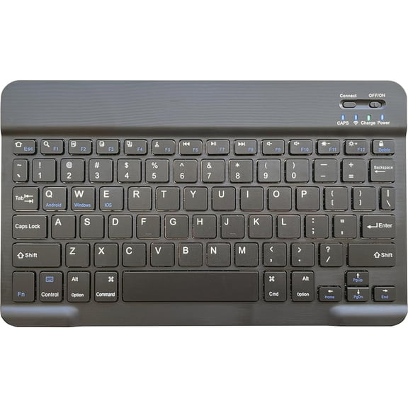 Wired Computer Keyboard, Plug Play USB, Large Number Pad, LED IndicatorsErgonomic, Foldable Stands,Anti-Wear Letters Full Size Keyboard,for Windows Mac PC Laptop-Black