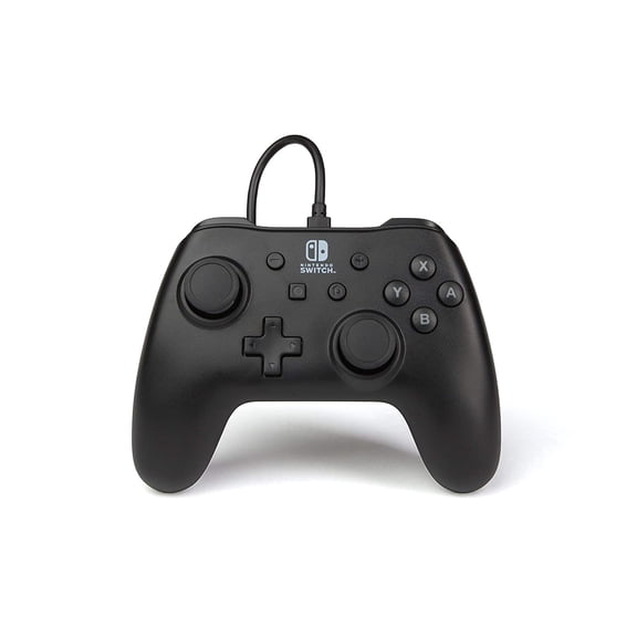 Wired Controller - Black, Detachable 10ft USB Cable, No Battery Required, Officially Licensed By