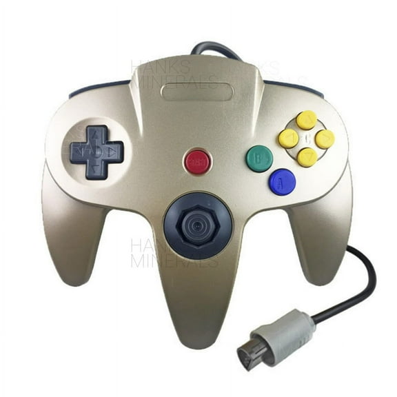 Wired Controller Compatible With Nintendo 64 N64 Joystick Video Game Console