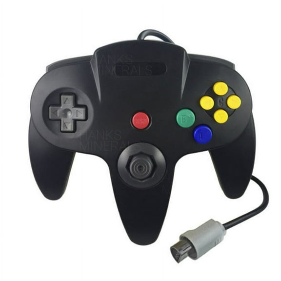 Wired Controller Compatible With Nintendo 64 N64 Joystick Video Game Console