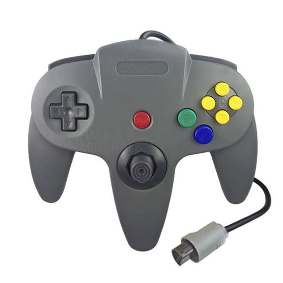 Wired Controller Compatible With Nintendo 64 N64 Joystick Video Game Console
