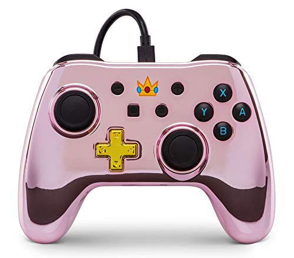 Custom Princess Peach Pastel Pink Nintendo Switch Pro Controller