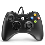 Wired Controller for Xbox 360, Game Controller for 360 with Dual-Vibration Turbo Compatible with Xbox 360/360 Slim and PC Windows 7,8,10,11