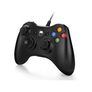 Wired Controller for Xbox 360, USB PC Game Controller Gamepad Joystick for Xbox 360, PC Windows 7,8,10 (Black)