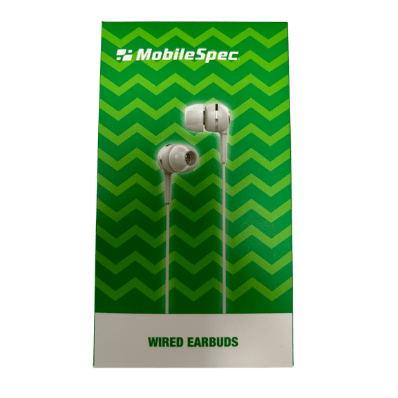 Wired Earbuds, Ergonomic Comfortable Fit, Crisp Clear Audio for Music, Podcasts, Calls, Durable, Portable, Lightweight, Easy to Use, Ideal for Listening, Travel, Work, Study, White