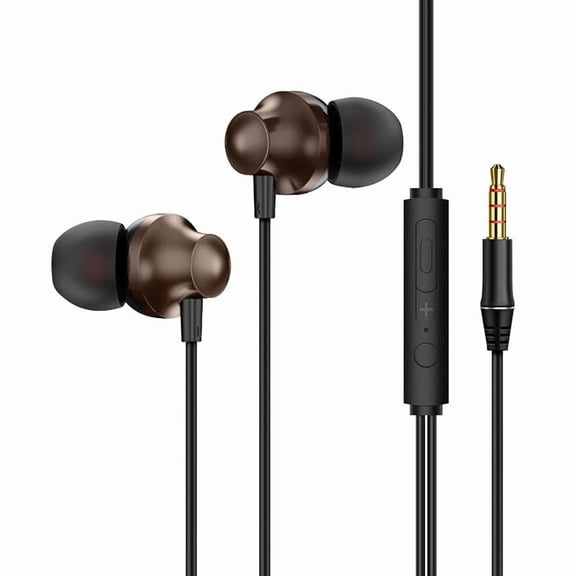 Wired Earbuds Gaming with Opening Picks with Mount System Noise Isolating In-Ear Headset Compact Powerhouse Grey Pristine Glacier Model Elegant Pearl Signature Grey