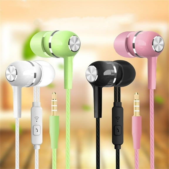 Wired Earbuds with Microphone, In-Ear Noise Isolating Headphones, 3.5mm Jack, Crystal Clear Sound, Bass Enhanced, Compatible with Phones, Laptops, S12 Model Best Value Finds & Budget-Friendly Offers