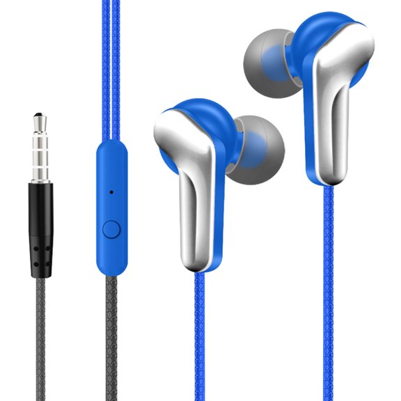 Wired Earbuds Noise-Isolating with Spudger Tool Set with Dual USB Ports Built-in HD Microphone Exclusive Design Blue Dynamic Pulse Edition Military Shadow Edition Blue