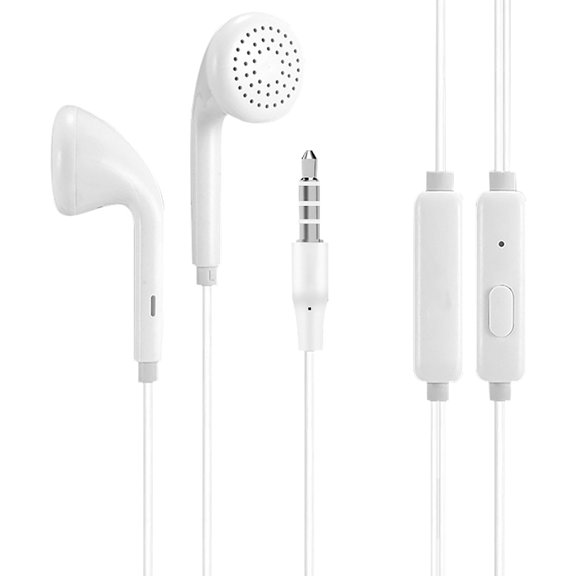 Wired Earbuds Over-Ear with 5G Connectivity with Heat Dissipation Pad Built-in HD Microphone Ergonomic Excellence White Omega Pro Signature Pro Max Edition White