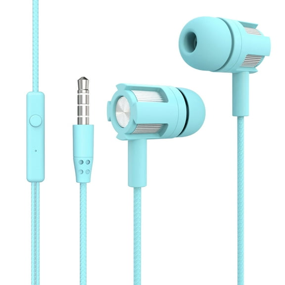 Wired Earbuds Stereo with Face Recognition with Quick-Release Button Comfortable for Long Wear Essential Daily Driver Blue Vibrant Sunset Series Military Shadow Edition Blue