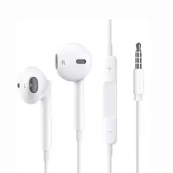Wired Earbuds with Mic & Remote, 3.5mm Plug Headphones for Phones, Computers