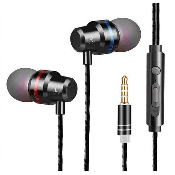 Wired Earbuds with Microphone High-resolution Audio Headphones In-ear Headphones