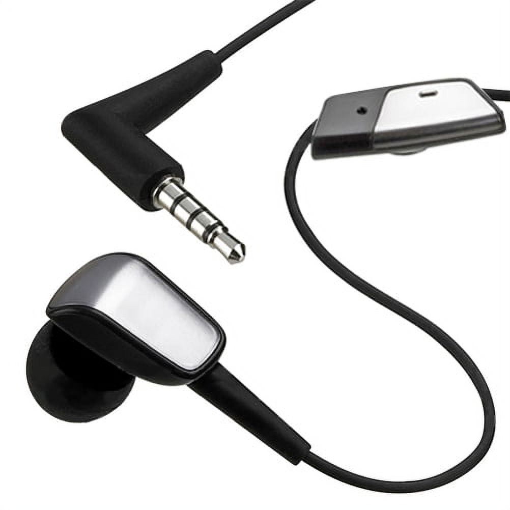 Wired Earphone Mono Headset for Alcatel Go Flip 3 / Smartflip - Handsfree  Mic 3.5mm Headphone Single Earbud In-Ear O1W