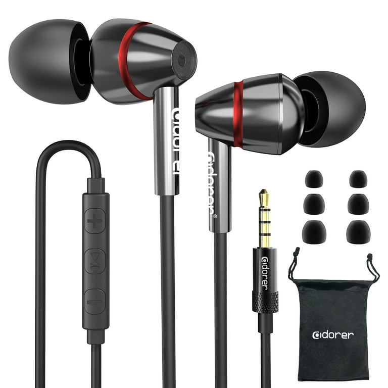 Wired Earphones Adorer EM20 Ergonomic Comfort Fit in Ear Wired