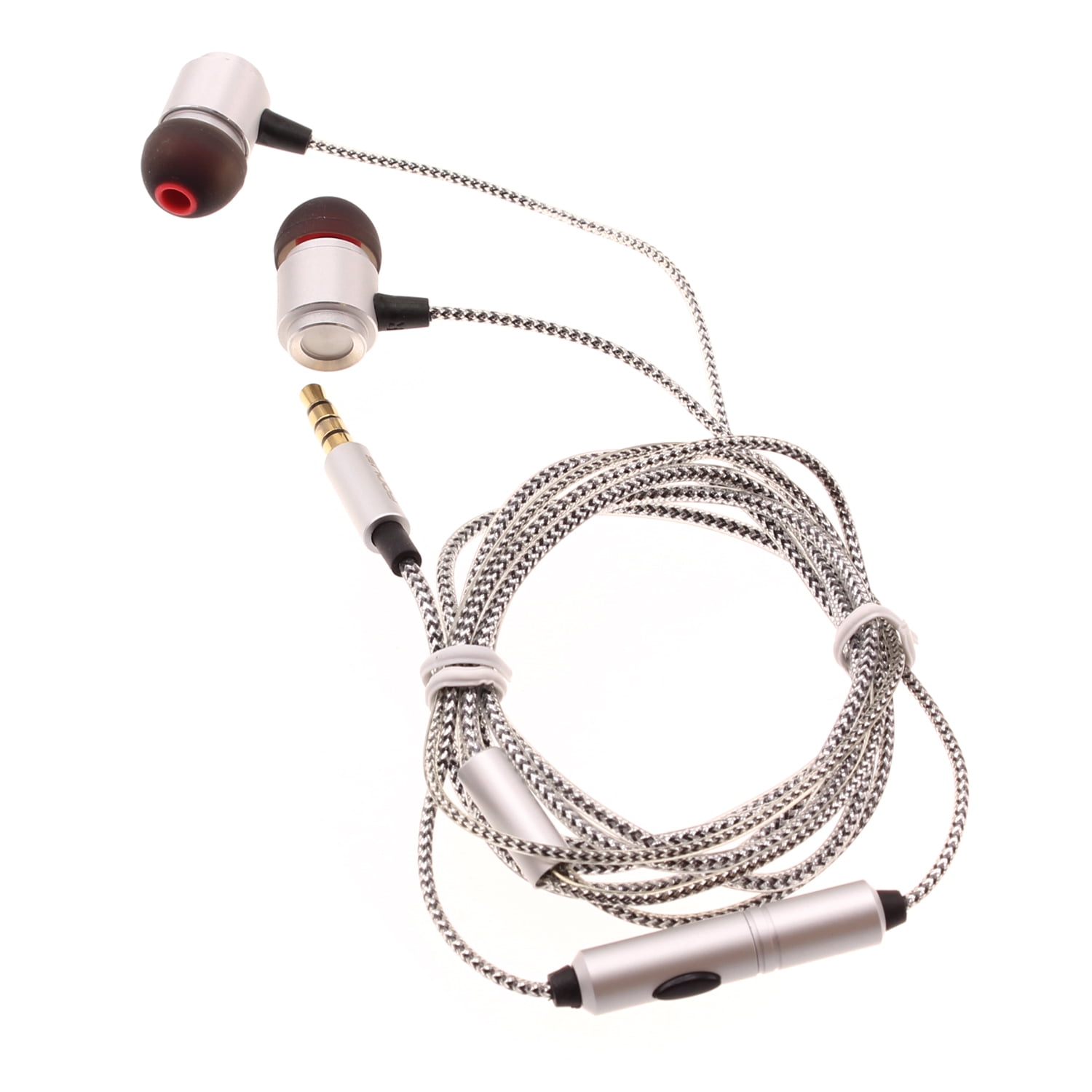 Wired Earphones Compatible With Motorola Moto G Play (2021,2023,2024,2026) - Hi-Fi Sound Headphones Handsfree Mic Headset Metal Earbuds