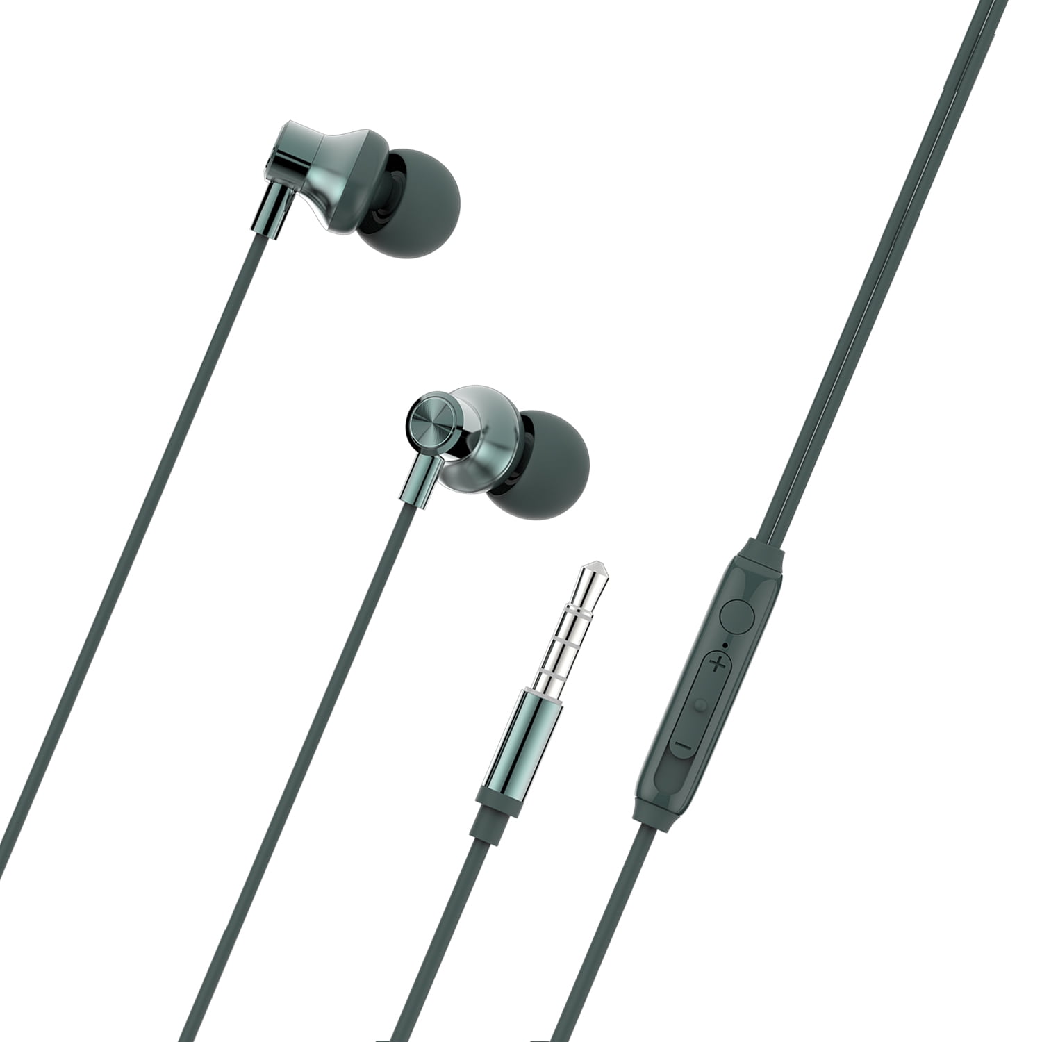 Wired Earphones Compatible With Motorola Moto G Play (2021,2023,2024,2026) - Hi-Fi Sound Headphones Handsfree Mic Headset Metal Earbuds