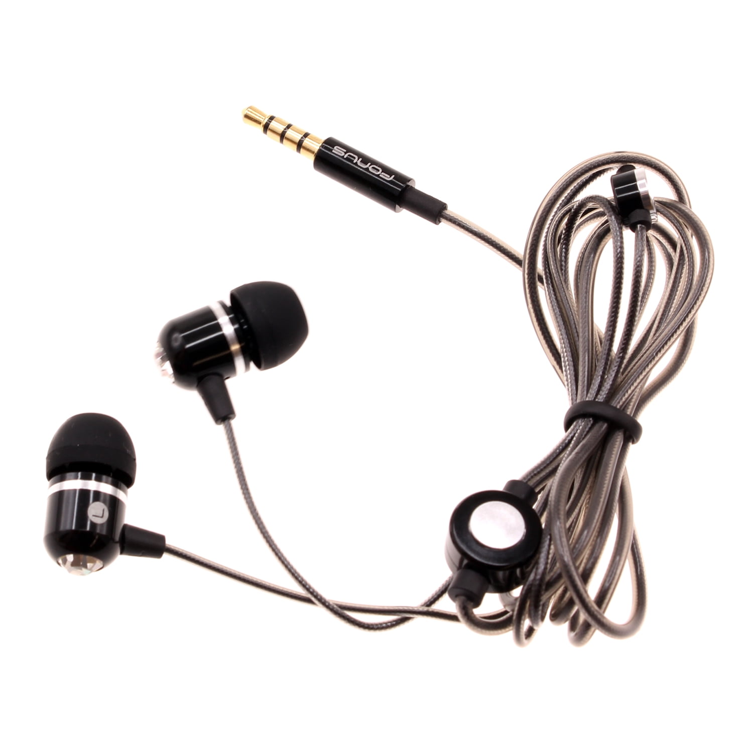 Wired Earphones Compatible With Motorola Moto G Power 5G (2020,2021,2022,2023,2024,2025,2026) - Hi-Fi Sound Headphones Handsfree Mic Headset Metal