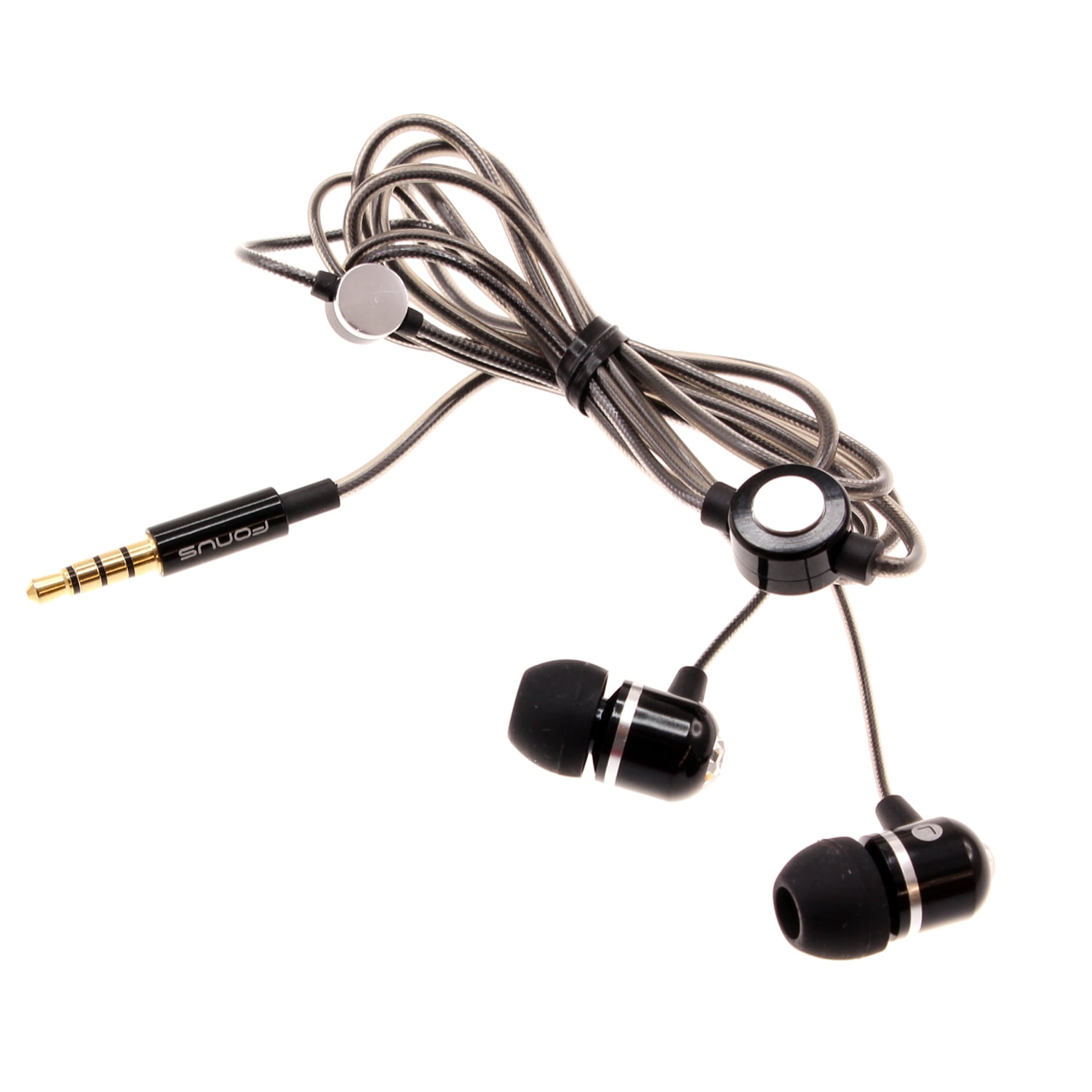 Wired Earphones for Consumer Cellular Verve Snap/Connect - Hi-Fi Sound Headphones Handsfree Mic Headset Metal Earbuds In-ear Earpieces for Consumer Cellular Verve Snap/Connect