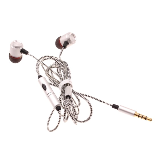 Wired Earphones Hi-Fi Sound for TCL 50 Pro NxtPaper/XE 5G - Headphones Handsfree Mic Headset Metal Earbuds In-ear Earpieces Microphone