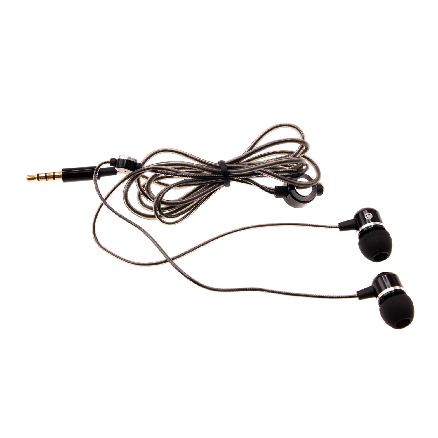 Wired Earphones for Motorola Moto Tab G62/Tab G70 - Hi-Fi Sound Headphones Handsfree Mic Headset Metal Earbuds In-ear Earpieces Microphone