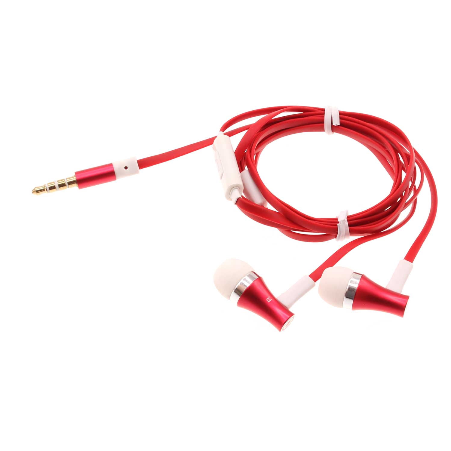 Wired Earphones for Motorola Moto Tab G62/Tab G70 - Hi-Fi Sound Headphones Handsfree Mic Headset Metal Earbuds In-ear Earpieces Microphone