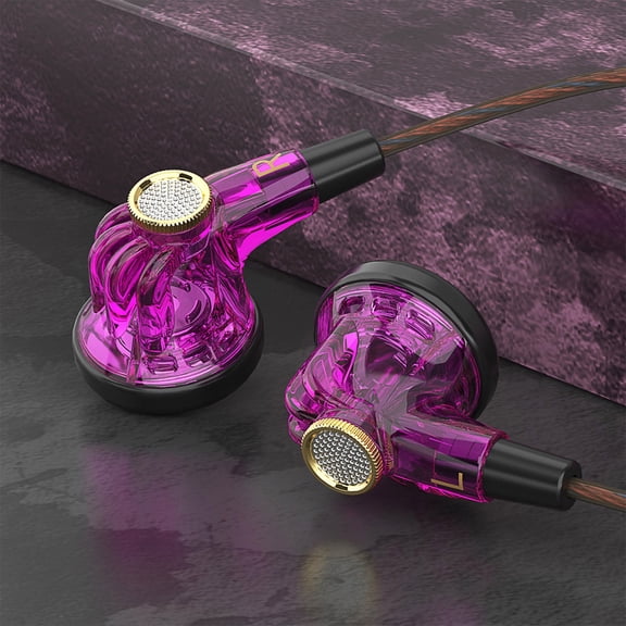 Wired Earphones with Microphone, Flat Earbuds, 16mm Dynamic Drivers, Sports Headphones, Remote Control, Sweatproof, Secure Fit, for Phones Computers