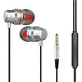 thumbnail image 1 of Wired Earphones with Microphone for iOS and Android Stereo Bass Rich, 1 of 8