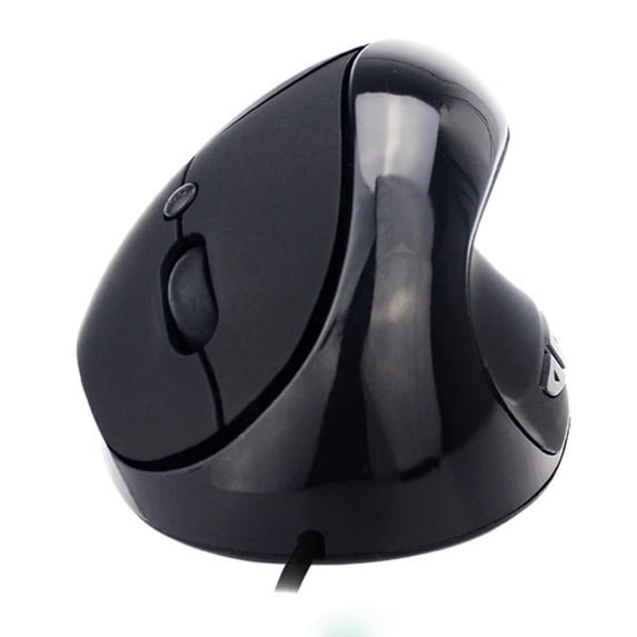 Wired Ergonomic Vertical Mouse, 3 DPI Modes (800/1200/1600), 6 Buttons, Frosted Grip, Plug & Play, USB Interface, for Comfortable Working