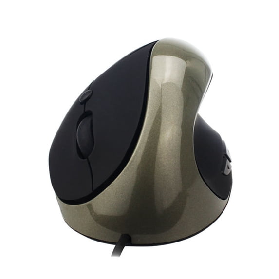 Wired Ergonomic Vertical Mouse, 3 DPI Modes (800/1200/1600), 6 Buttons, Frosted Grip, Plug & Play, USB Interface, for Comfortable Working