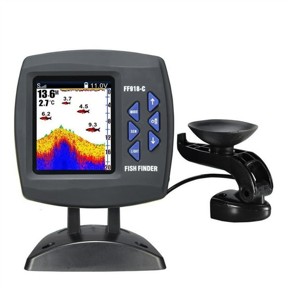 Wired Fishing Finder 540ft/180m Depth Sounder Fish Detector Monitor Echo Sounder For Fishing From A Boat ,Easy to Operate