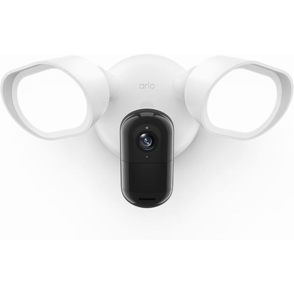Wired Floodlight Camera | Home Security Camera with 2K Video and HDR | 2000 Lns | Integrated Siren, Weather-Resistant, Color Night Vision, 160 Field of View, 2-Way Audio, White (2025)