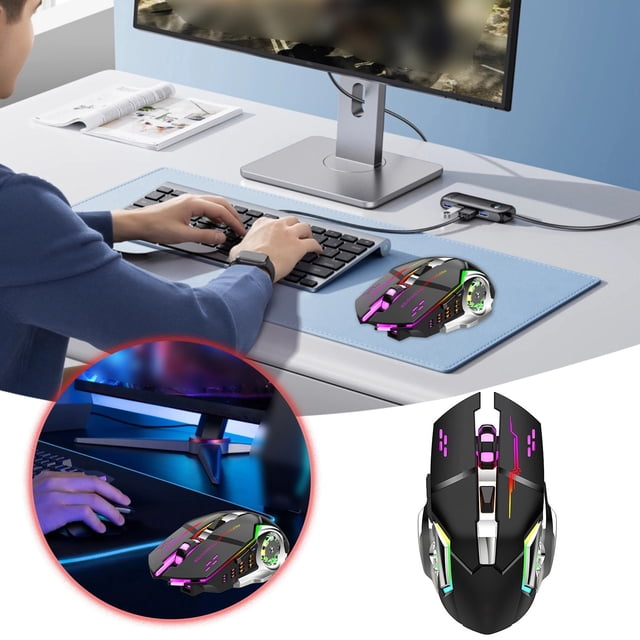 Wired Gaming For Desktop And Laptop USB Optical With LED Backlight For