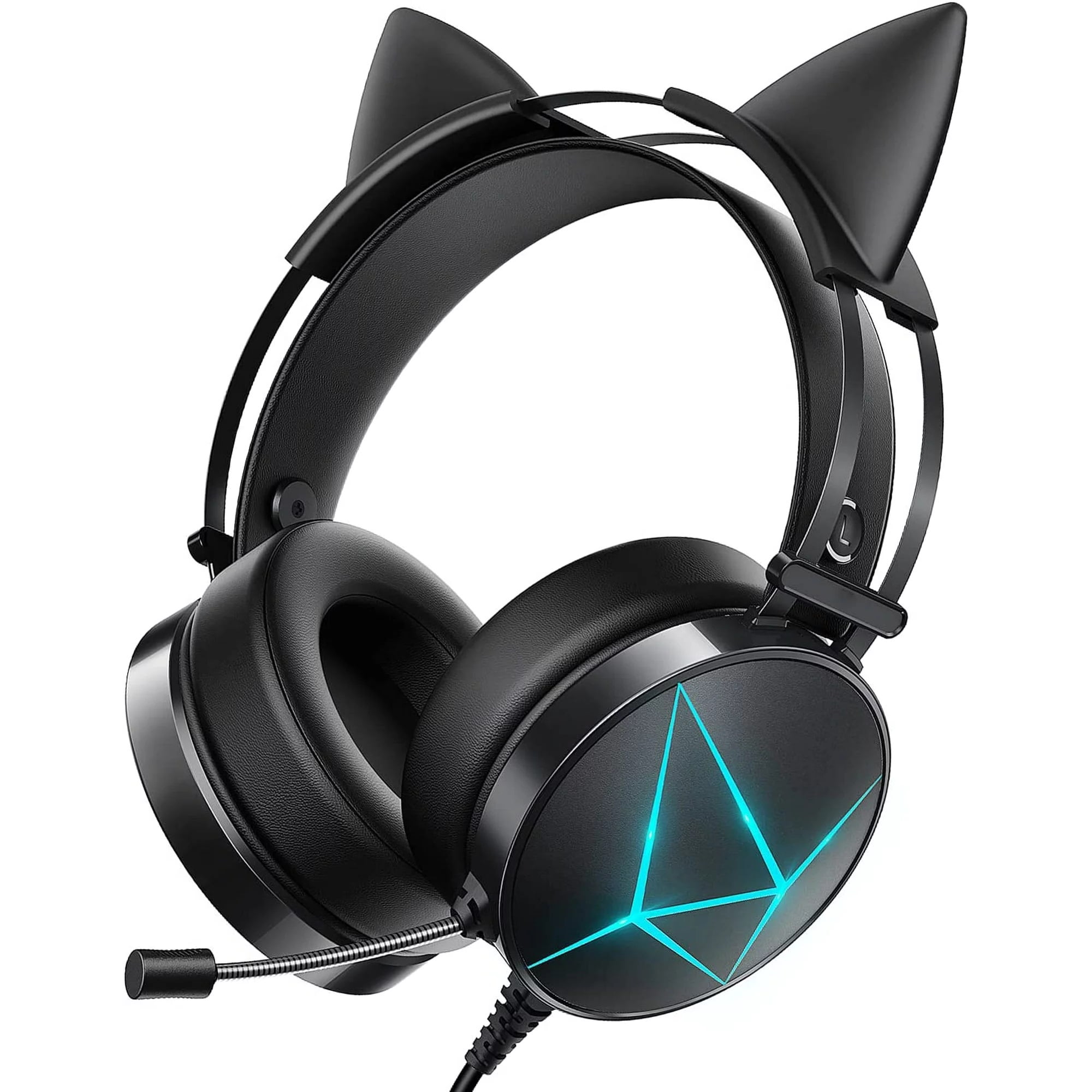 Logitech G432 Wired Gaming Headset, 7.1 Surround Sound, DTS Headphone:X  2.0, Flip-to-Mute Mic, PC (Leatherette) Black/Blue, 7.2 x 3.2 x 6.8 inches  : Video Games 