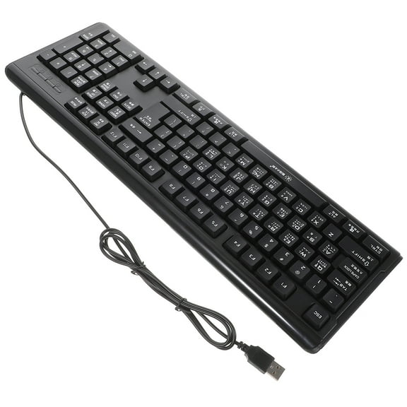 Hytrove Keyboard For Desktop Computer Abs 1Pack 17.3X7.1X1In Multi Language Support