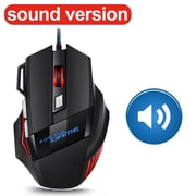 Wired Gaming Mouse Gamer Mouse Silent Computer Mouse Backlit Ergonomic Mause 7 Button RGB Backlight USB Mice Mute For PC Desktop